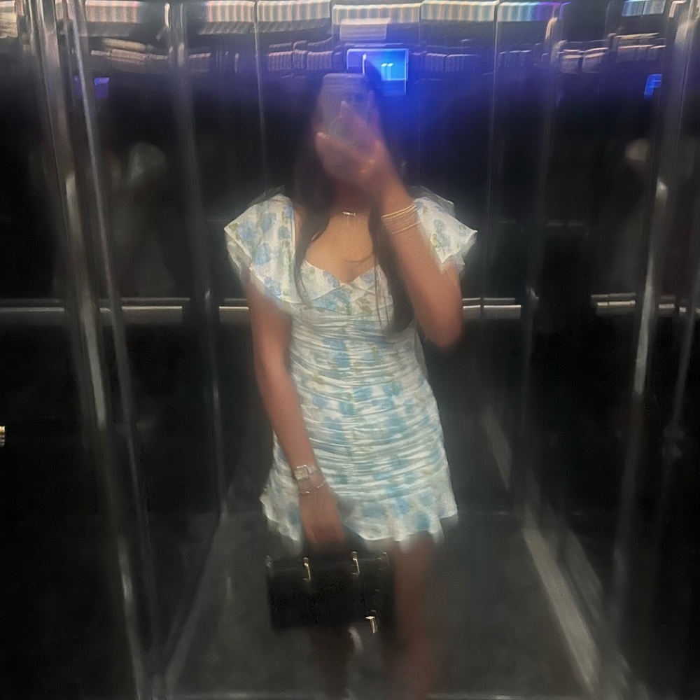 floral zara dress